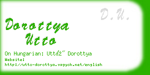 dorottya utto business card